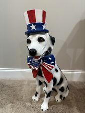 Patriotic 4th Of July Dalmatian Statue Independence Day picture