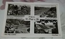 Castles On Rhine Multi View Rheinfels Castle and youth hostel Mouse Katz 1955 picture