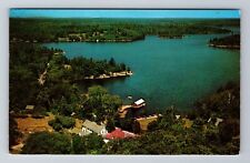 Miners Bay-Ontario, Miners Bay Lodge, Advertisement, Vintage Souvenir Postcard picture