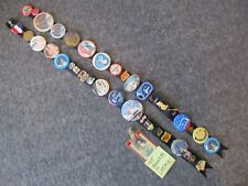 70s-90s NASA/CONTRACTOR ISSUED PIN COLLECTION+MEDAL APOLLO/SKYLAB/SPACE SHUTTLE+ picture