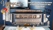 Rare 1977 Gateway Home Decorators #7 Trolley Train Plastic 18