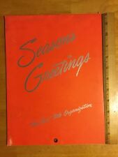 Vintage 1960 Calendar Seasons Greetings Land Title Org Cleveland OH picture