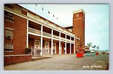 North Randall OH-Ohio, Main Entrance, Thistledown, The Big T, Vintage Postcard picture