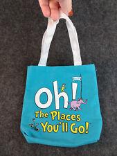 Dr Seuss Small Mini Tote Bag Book Shopping Oh The Places You'll Go  picture