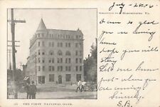 The First National Bank Harrisonburg Virginia VA 1906 Postcard picture