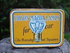 Vintage Edison Mazda Lamps For Your Car Tin Nice picture