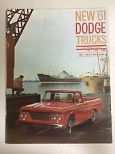 1961 Dodge Trucks Low-Tonnage Models D100 200 300 Sales Brochure picture