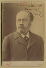 Emile Zola (1840-1902) - French writer - Outstanding signed Nadar photo - COA picture