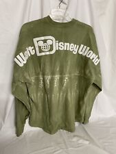 Walt Disney World Spirit Jersey Green Long Sleeved Shirt Size Small Tie Dye picture