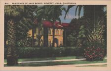 Beverly Hills California Residence Home Of Jack Benny Postcard picture