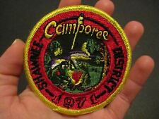 1971 Camporee Shawnee District yellow border 3inch patch picture