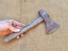 SMALL ANTIQUE VINTAGE HAND FORGED SPLITTING MAUL AXE CAMPING BUSHCRAFT HATCHET picture