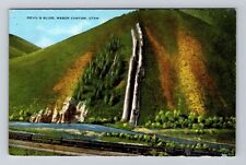 Morgan UT-Utah, Devil's Slide, Weber Canyon Vintage Souvenir Postcard picture