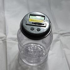 DIGITAL COUNTING COIN JAR Electronic  Piggy Bank  SHARPER IMAGE Tested and Works picture