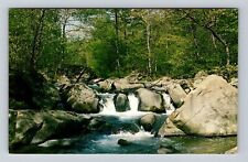 Warren County VA-Virginia, Blue Ridge Mountain Waterfalls, Vintage Postcard picture