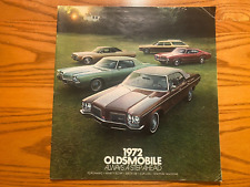 1972 Oldsmobile Sales Brochure - Toronado, 98, Cutlass, F-85, Delta 88, Wagons picture