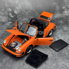 MINICHAMPS 1/18 Porsche 911 CARRERA 3.2 TARGA 1983 Diecast Model Car Orange picture