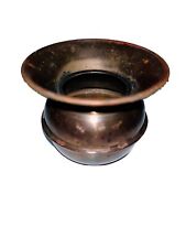 Vintage Miniature Brass Tobacco Spittoon Cuspidor 2 Inches Tall Small Dent READ picture