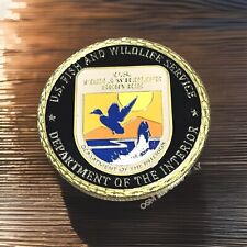 US FISH & WILDLIFE SERVICE-DEPT OF THE INTERIOR Challenge Coin NEW picture