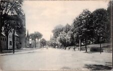 Pleasant Street Scene-Winchester-Massachusetts-Vintage 1908 Postcard picture