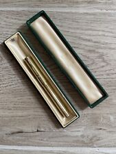 Vintage Gold-filled SHEAFFERS fountain pen - monogram in St. Regis Hotel box picture