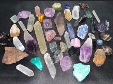 Tiny Crystal and Mineral Lot, Assorted Mixed Crystals and Minerals US Shipping picture