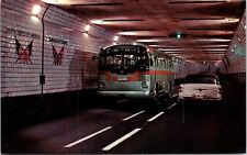 Postcard Detroit-Windsor Tunnel Windsor Ontario Canada D63 picture
