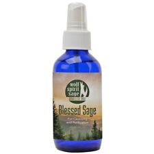 Wolf Spirit Blessed Sage Smokeless Spray -  For Cleansing and Purification 4 oz picture