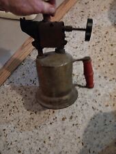 Vintage Otto Bernz Co Brass Blow Torch Rochester N.Y. Restore or Collectible picture