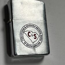 Vintage 1960 Zippo Citizens & Southern National Bank Of South Carolina picture