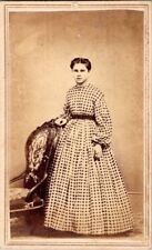 Young Woman in Fancy Dress, CDV Photo, c1860s #1981 picture