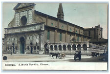 c1910 S. Maria Novella Fianco Florence Italy RPPC Photo Unposted Postcard picture