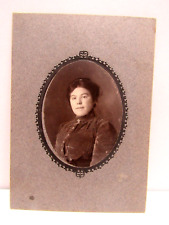 Antique Cabinet Photo Woman 1892 picture