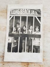 VINTAGE RPPC 5 GIRLS CHILDREN LOCKED UP AT  LONG BEACH JAIL CA PHOTO POSTCARD picture