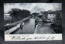 1906 On The Schuylkill Canal Norristown PA Antique Vintage Postcard PC UDB  picture