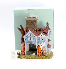 PartyLite Ghostly Tealight Halloween Haunted House P7862 Retired Spinning Ghost picture