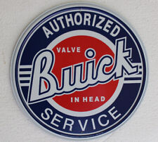 Authorized Buick Service  Round Metal Sign 12 x 12 picture