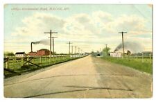 Government Road Macon Missouri, 1910 - Antique Postcard - MO picture