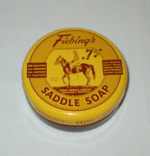 Fiebing's Saddle Soap Vintage Advertising Tin - Leather Cleaner - Display picture