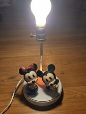 Vintage Baby MICKEY & MINNIE Mouse Nursery Lamp Nightlight Walt Disney picture