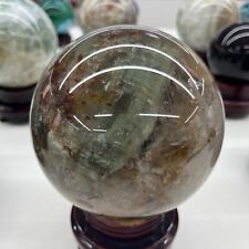 7.2LB Natural Garden Quartz Sphere Ball Phantom Ghost Lodolite Crystal Healing picture