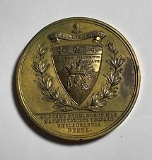 Exonumia Masonic Medal 6/15/1869 50th Anniv. (#16791) St. Johns Commandery  #4 