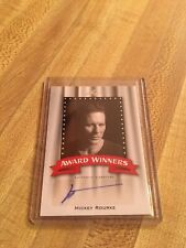 2011 LEAF POP CENTURY MICKEY ROURKE AWARD WINNERS AUTOGRAPH CARD ACTOR AUTO picture