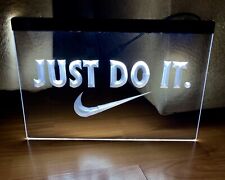 NIKE JUST DO IT LED NEON WHITE LIGHT SIGN 8x13 picture