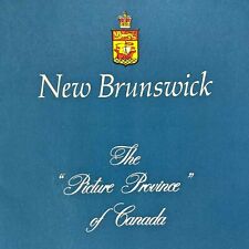 c1950s New Brunswick Travel Booklet Canada Province Photos Attractions Vtg 2T  picture