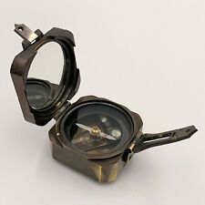 1940's NATURAL SINE STANLEY LONDON BRUNTON NAUTICAL/SURVEYING SIGHTING COMPASS picture