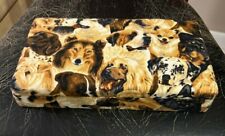 Handmade upholstered Dogs keepsake box picture