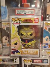 Chris Sabat All Might My Hero Academia #248 Signed Funko Pop W/Certificate PSA  picture