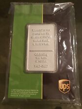 2007 UPS 100 YEAR ORIGINAL AIRCRAFT METAL BAR OFF PLANE EMPLOYEE ONLY SEALED  picture