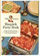 Vintage 1957 Betty Crocker's BISQUICK PARTY BOOK Advertising Cookbook Recipes picture